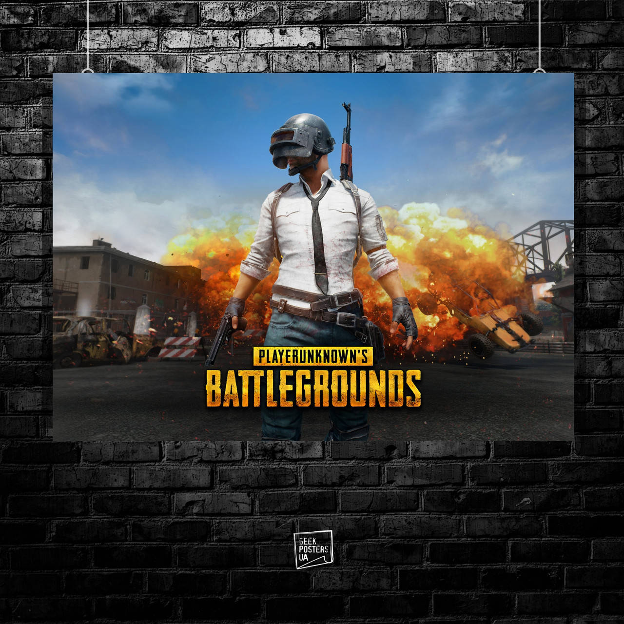 

Постер Playerunknown's Battlegrounds, PUBG, ПУБГ. Размер 60x85см (A1). Глянцевая бумага