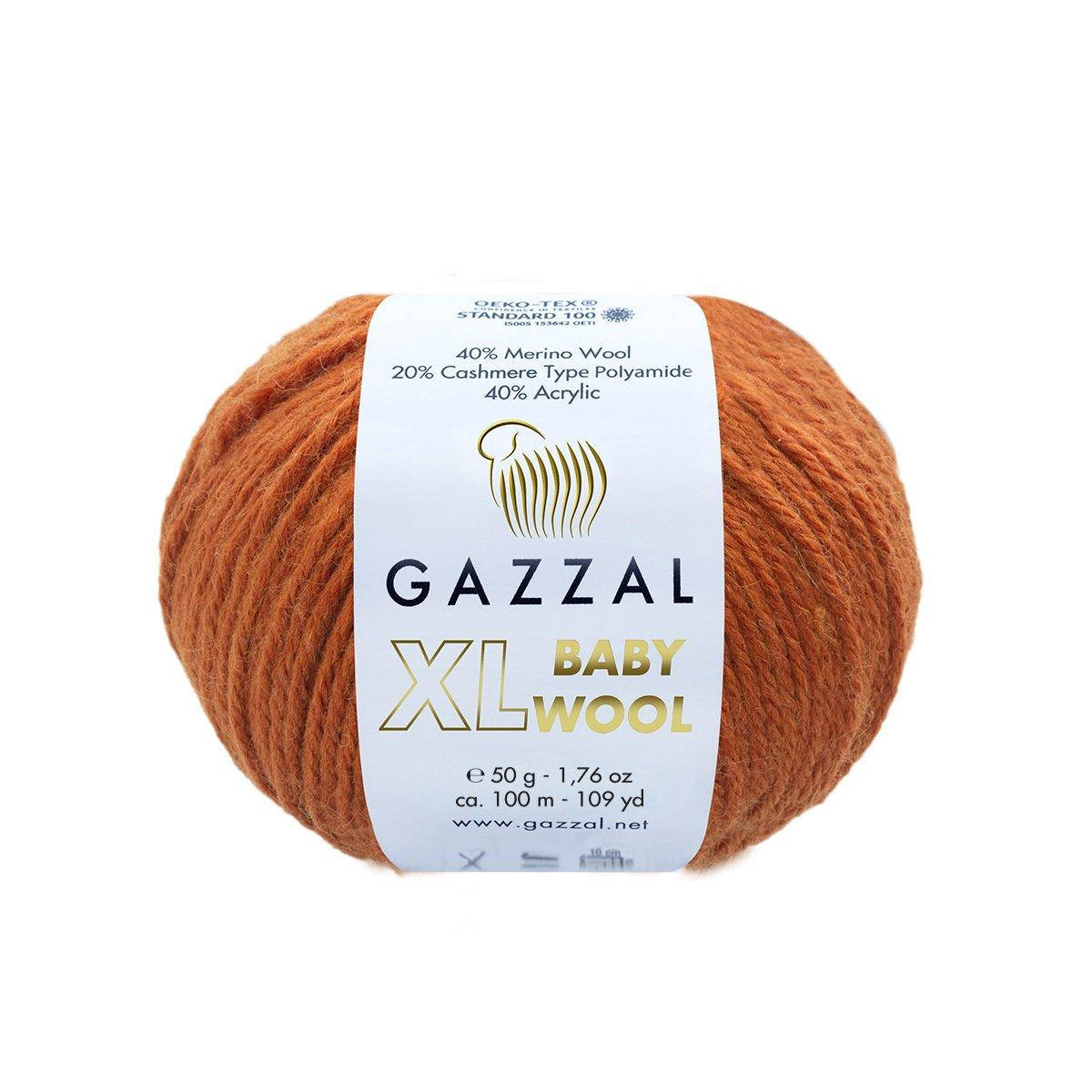 

Gazzal Baby Wool XL № 841 терракот, Терракота