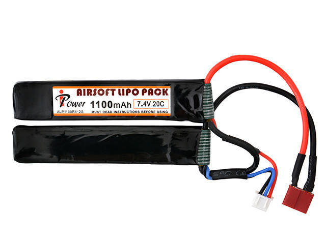 

Аккумулятор Li-Po 1100mAh 7,4V 20C - Deans [IPower] (для страйкбола)