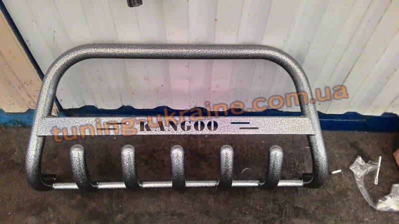 

Кенгурятник крашенный цвет молотковый на Renault Kangoo 1997-2008, Черный