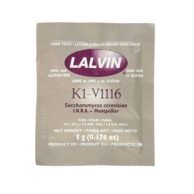 

Дрожжи Винные Lalvin K1-V1116, 5г