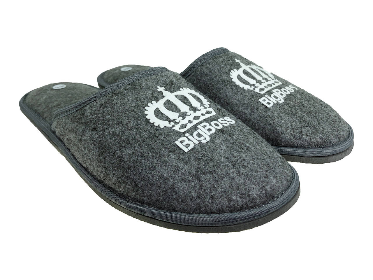 

STTOPA Размеры 46-49 Тапочки больших размеров Серые 48