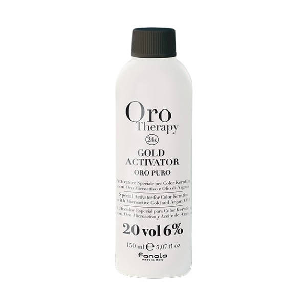 

Окислитель с микрочастицами золота Fanola Oro Therapy 6% 20 Vol 150 мл (264Qu)