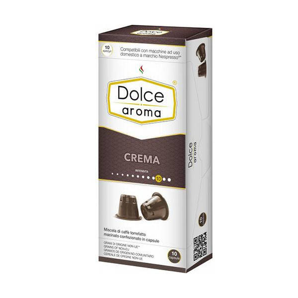 

Кофе в капсулах Nespresso Dolce Aroma Crema 10