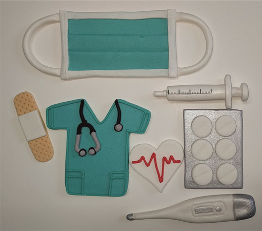 

Украшения на торт "медецинский"