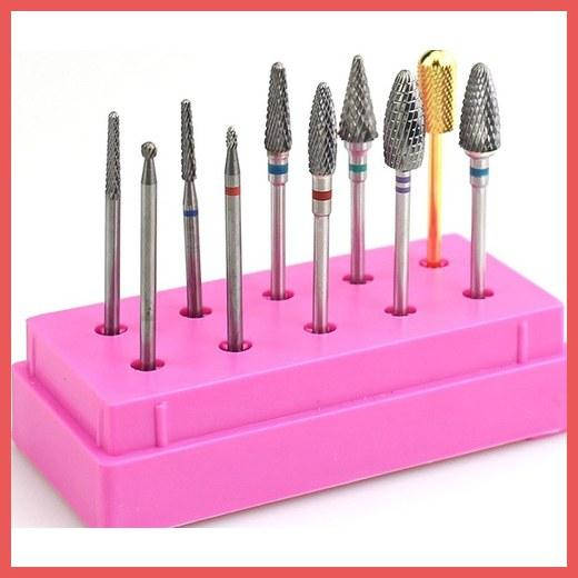 

Подставка для фрез Lpnails малая розовая