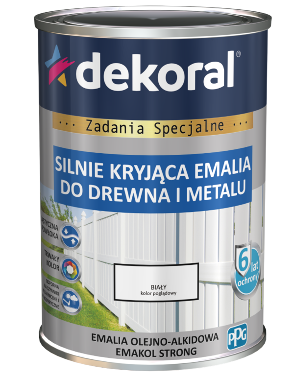 

Эмаль для дерева и металла Эмакол Стронг Dekoral (КРЕМОВЫЙ) RAL 1014
