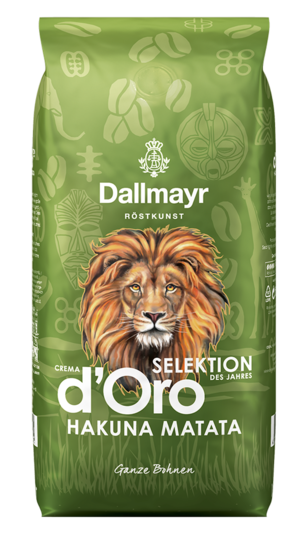 

Кофе в зернах Dallmayr D'oro Hakuna Matata 1кг Германия 100% Арабика Далмаер