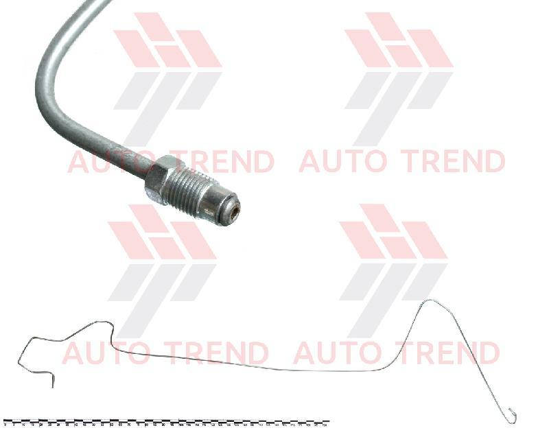 

Трубка тормозная Daewoo Lanos Nexia Деу Део Ланос Нексия Opel Kadett Опель Кадет Магистральная длина 3330мм