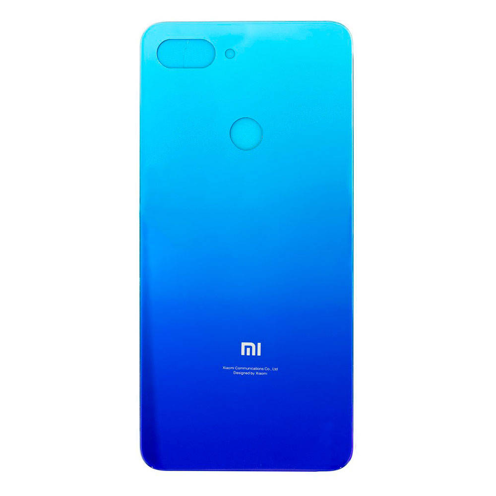 

Задняя крышка для Xiaomi Mi 8 Lite (Aurora blue), Синий