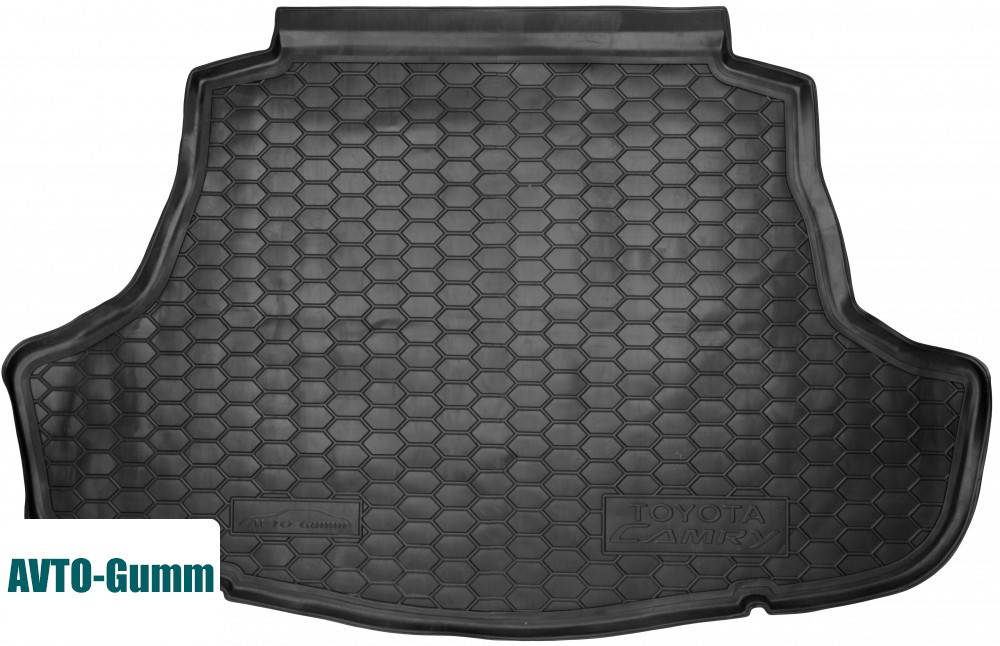 

Коврик в багажник для Toyota Camry V70 2018-, резиновый (AVTO-Gumm), Черный