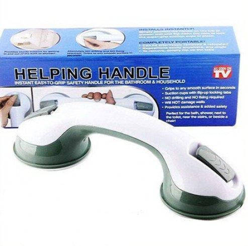 

Ручка поручень Helping Handle на вакуумных присосках для ванной! лучший, Белый