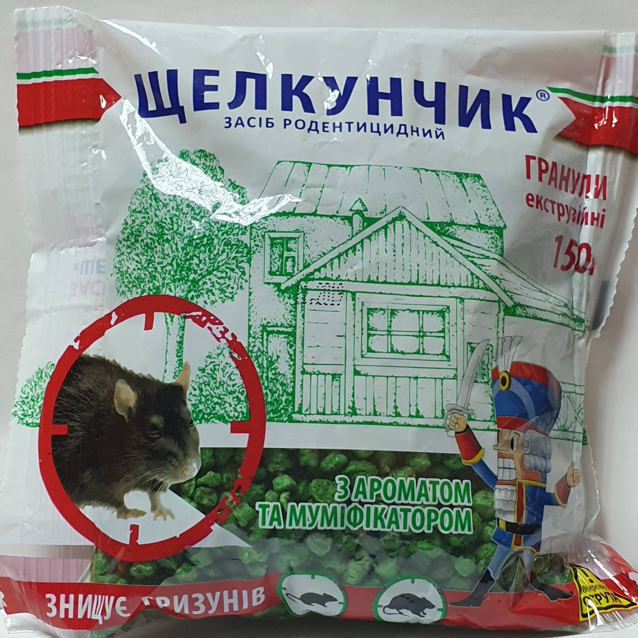 

Родентицид Щелкунчик (гранула) 150 г Агромаг 1368