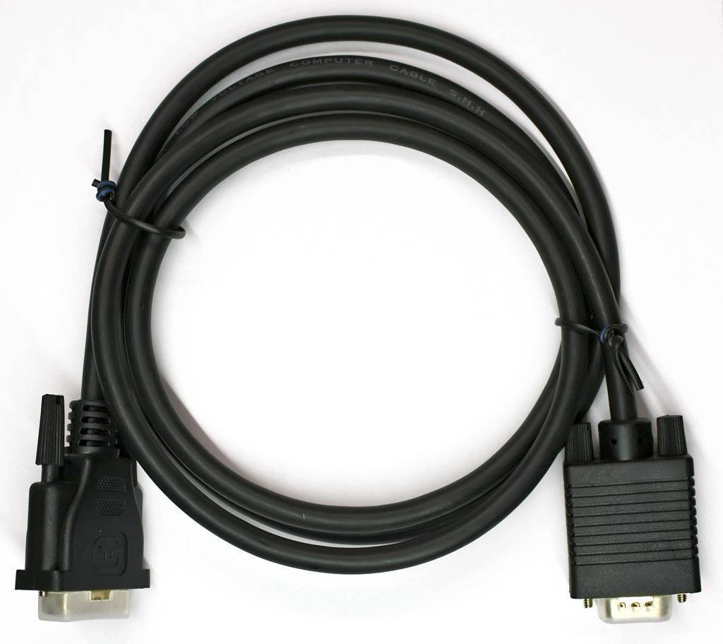 

Кабель DVI-I -VGA 1.5m (аналоговый), Black&Blue, Y-Y
