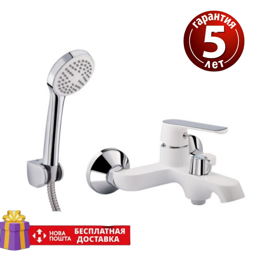 

Смеситель для ванны Qtap Fresh WCR 006 New, Белый