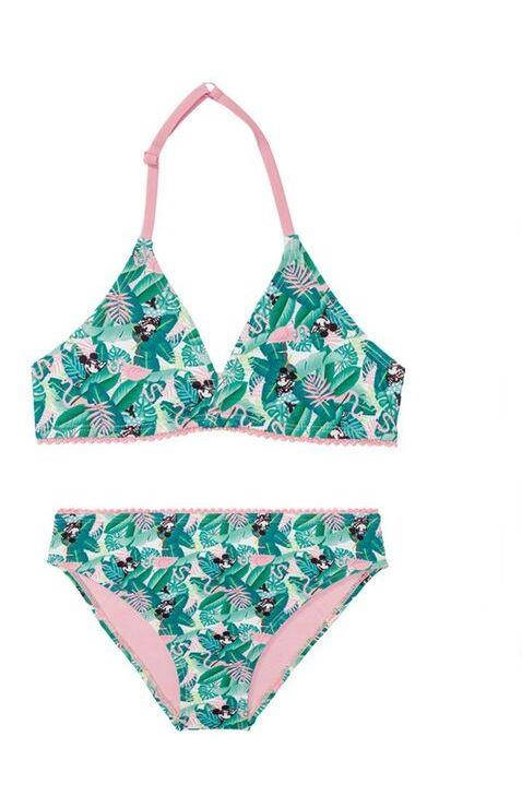 

Раздельный купальник в растительный принт