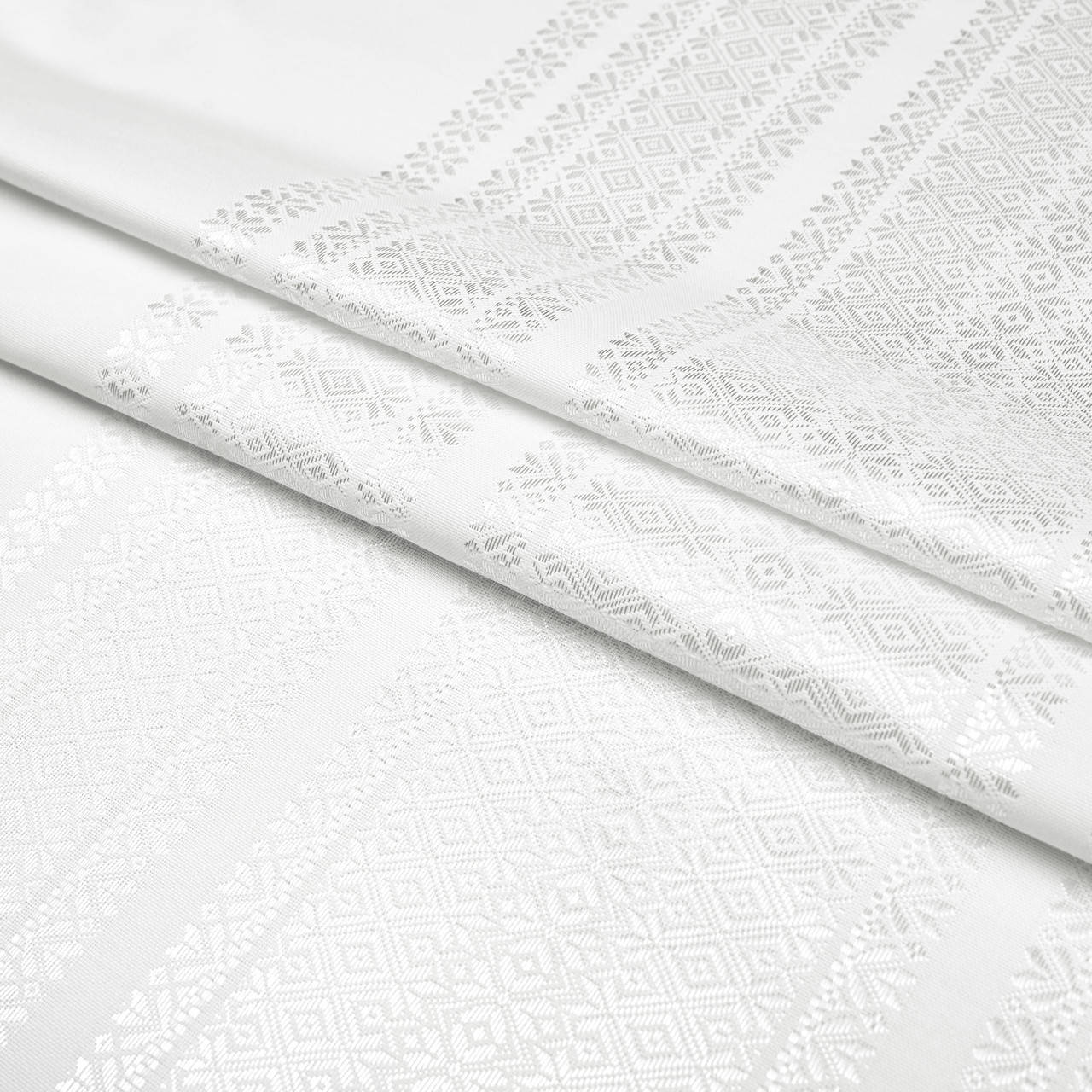 

Тканина весільна з українською вишивкою Зіркова ТДК-168 1/1, Голубой