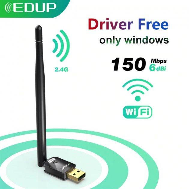 

USB адаптер Wifi EDUP 802.11n 150Mbps