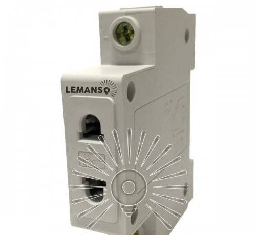 

Модульная розетка Lemanso на DIN-рейку без заземления 16А LM689