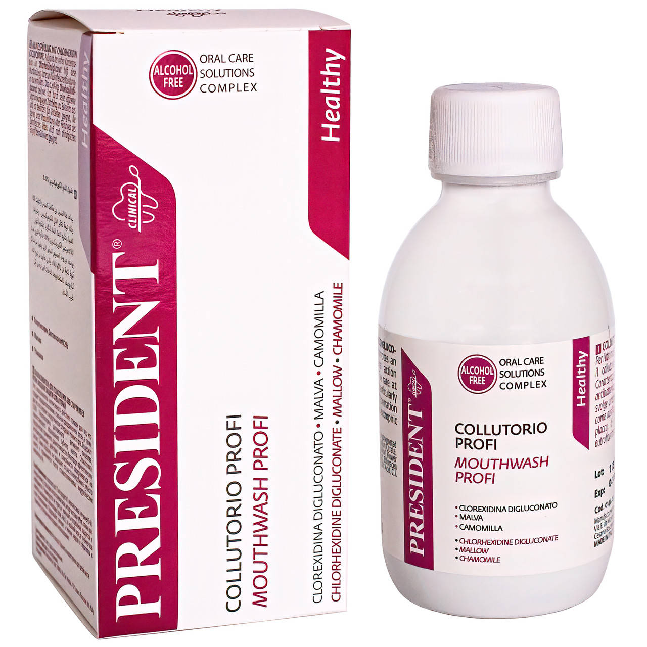 

Ополаскиватель для рта "PresiDENT"CLINICAL Profi." 200мл