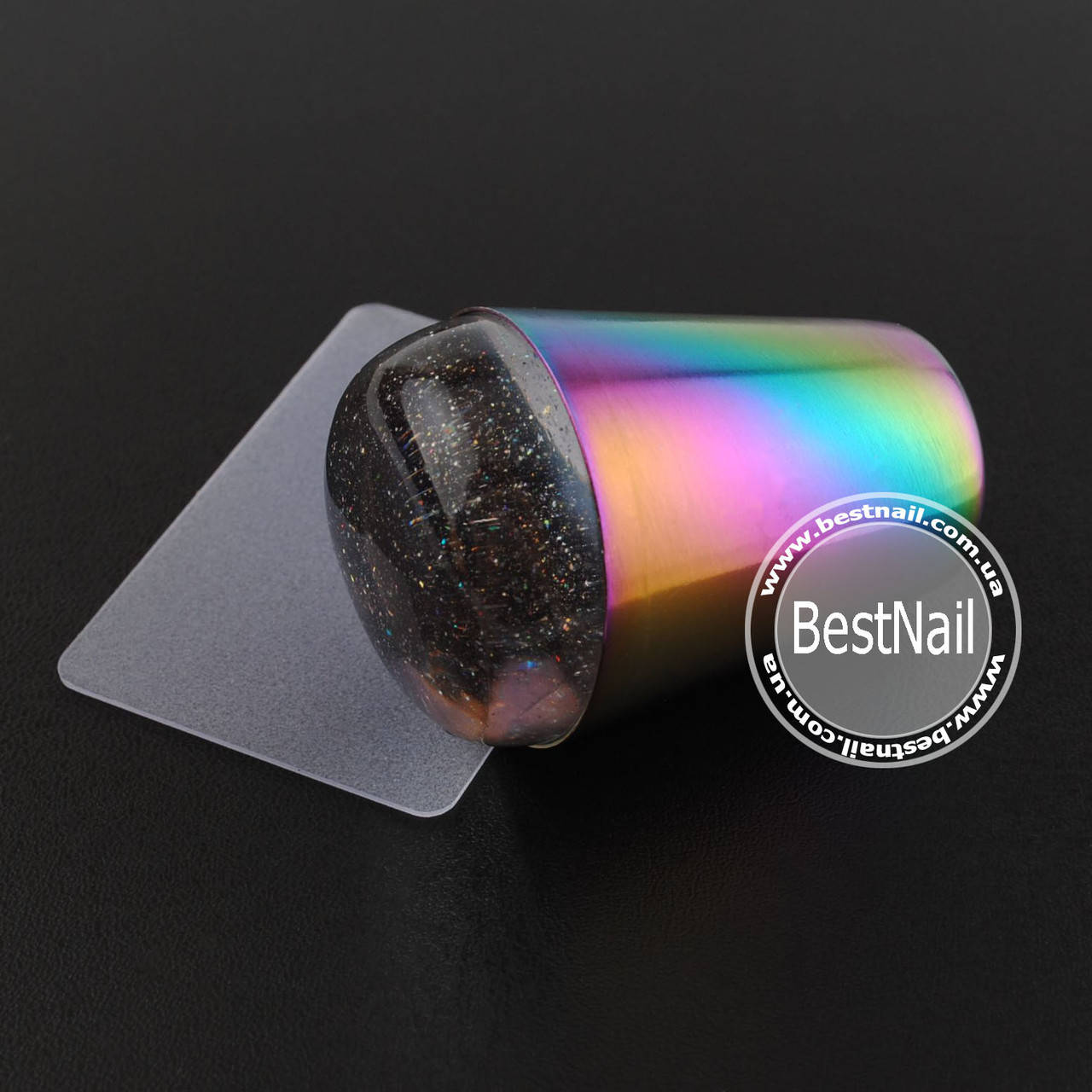 

Штамп зефирка для стемпинга, хамелеон