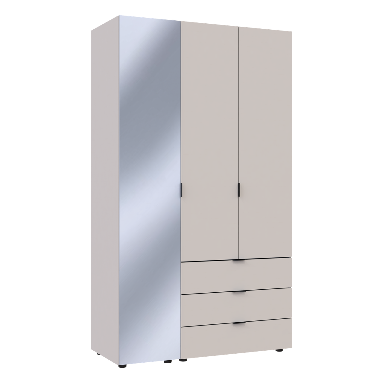 Шафа для одягу Doros Гелар Кашемір 2ДСП/Дзеркало 116.5х49.5х203.4 (80737655) 6