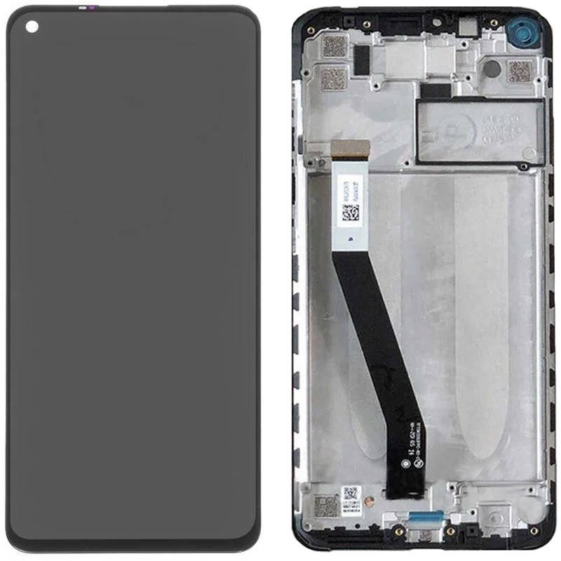 

Дисплей (модуль) для Xiaomi Redmi Note 9 экран и сенсор с рамкой, черный (OEM)