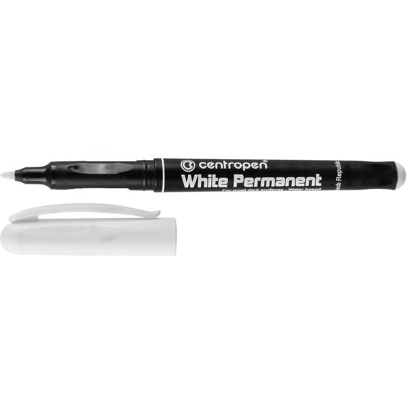 

Маркер перманентный Permanent Centropen 1,2 мм белый 2686/11