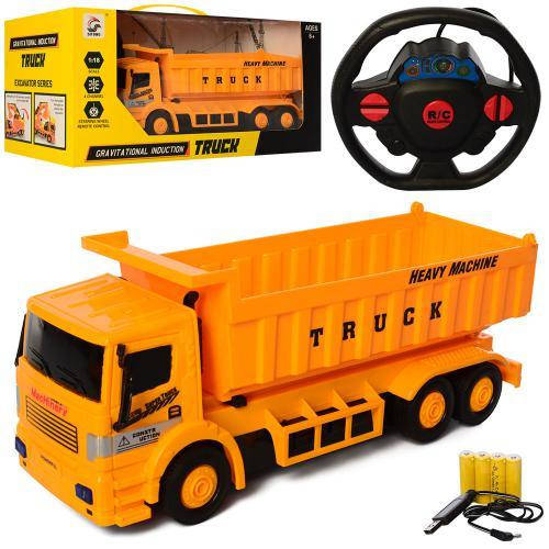 

Самосвал на радиоуправлении, аккумулятор, 27см, 1:18, свет, 328-8