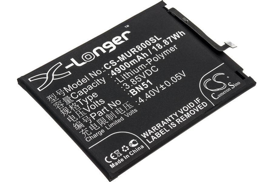 

Аккумулятор X-Longer BN51 для Xiaomi Redmi 8 Redmi 8A Redmi 8A Pro (4900 mAh) Professional Series