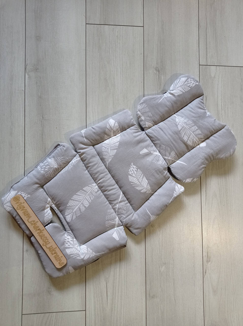 

Матрасик в коляску универсальный зимний двохсторонний бабочка на хлопкопоне синтепоне летний теплый Хлопкопон, Черный