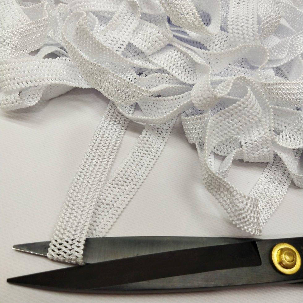 

Ажурная резинка для нижнего белья, белая 2см (на метраж, кратно 1 м.) (657-Л-0722), Белый