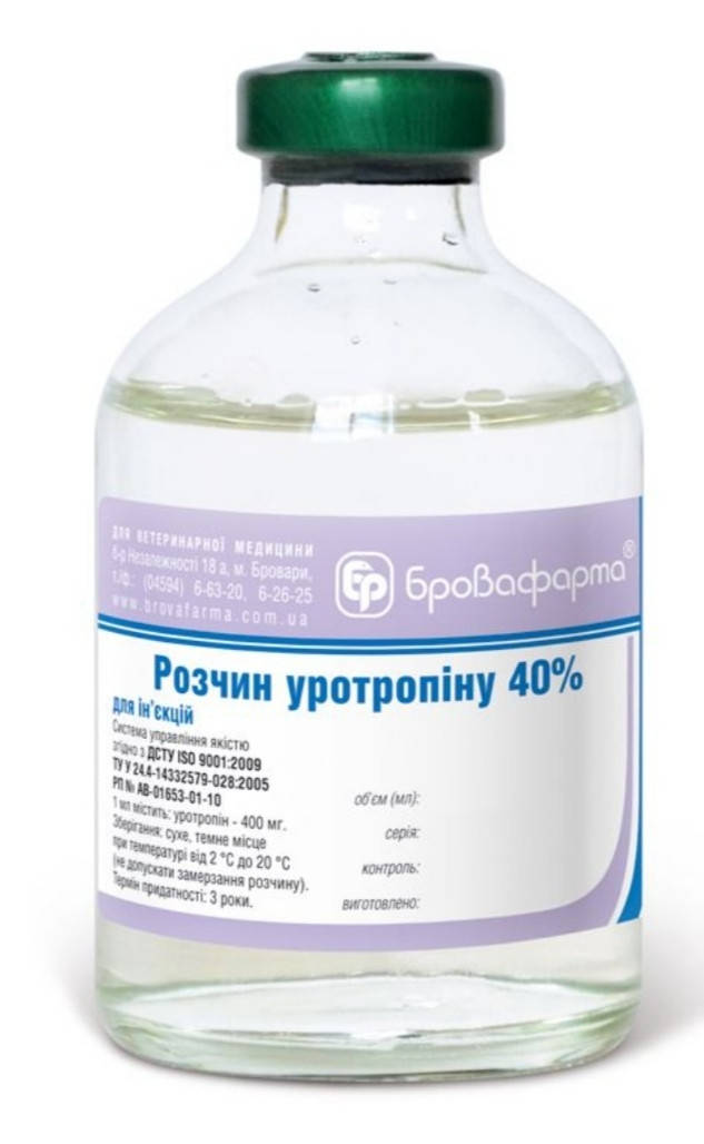 

Уротропин 40% 50мл