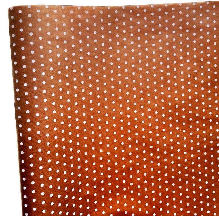 

Подарочная бумага ретро "Горохи"(140) белые на коричневом