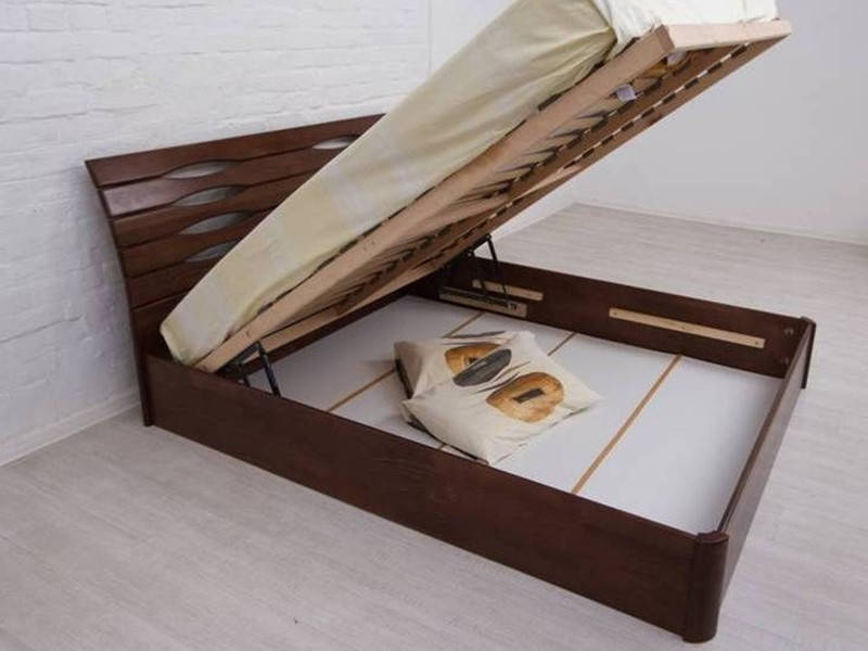 

Деревянная кровать Марита V с механизмом из бука от Олимп 180х190