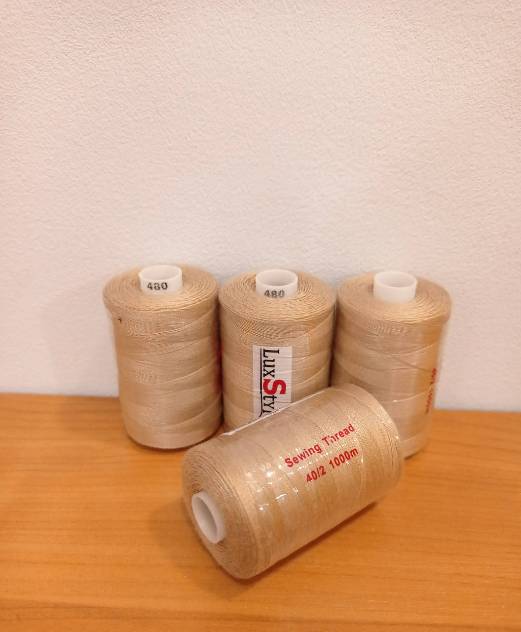 

Нитки швейные LuxStyle 40/2-1000м (100% полиэстeр) №_480, Разные цвета