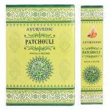 

Благовония Пачули Аюрведик 15 шт (Masala incense Patchouli Ayurvedic)