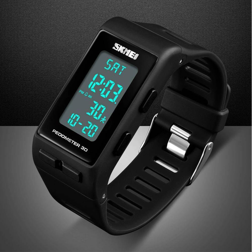

Часы с шагомером Skmei 3D Pedometer 1363 - Black (5 bar)