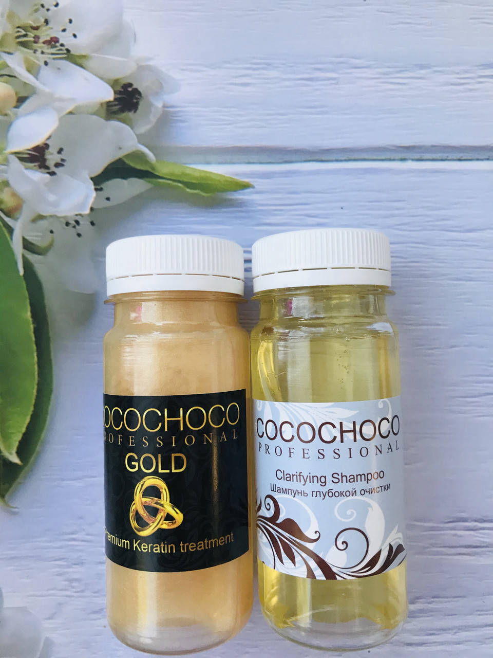 

Набор кератинового выравнивания Cocochoco Gold 100 мл и шампунь глубокой очистки Cocochoco 100мл