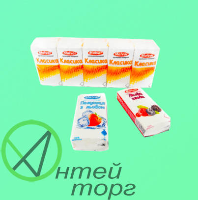 

Носові хустинки трьохшарові кишенькові "Мальвар" 10шт.