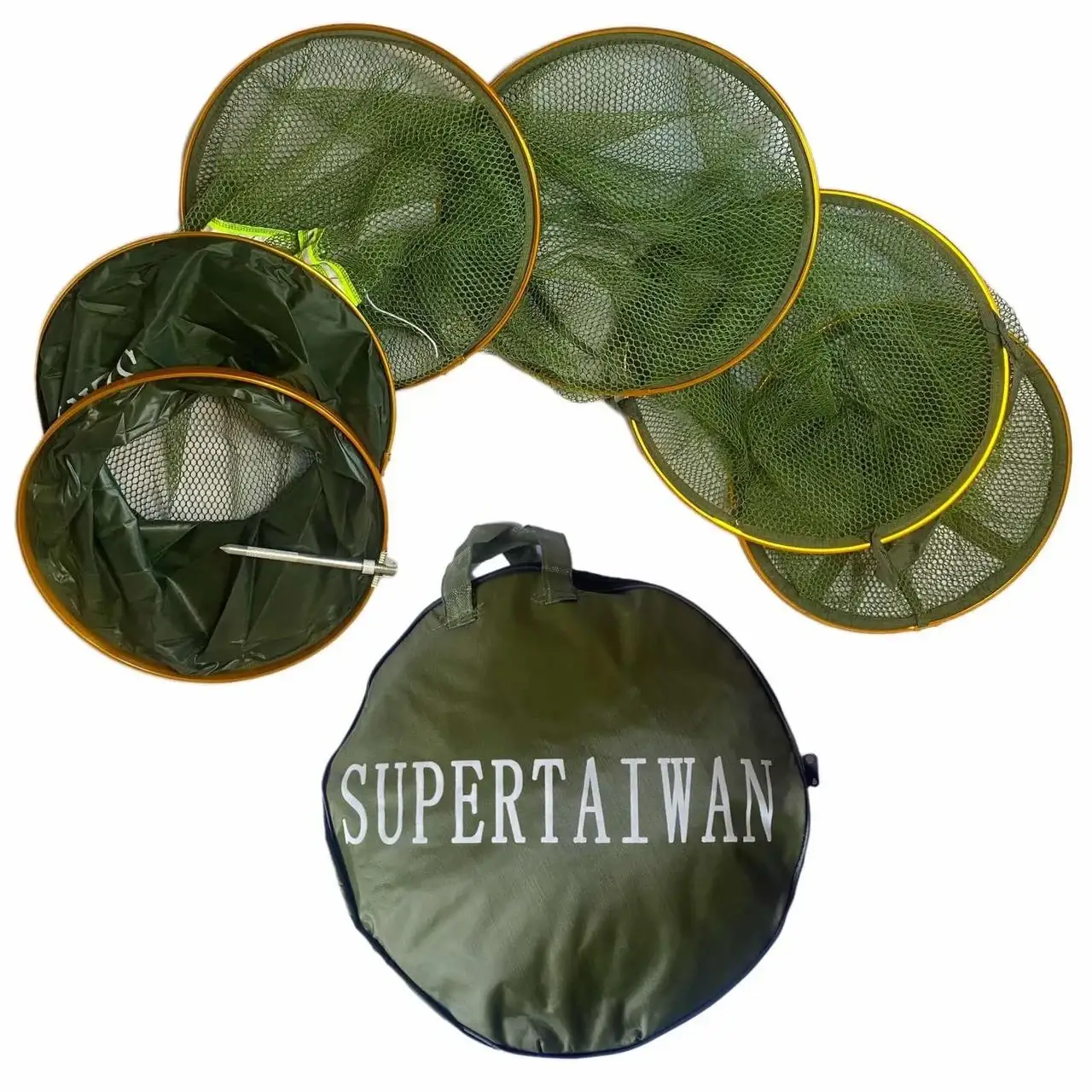 

Рыболовный садок круглый прорезиняный Super Taiwan 33