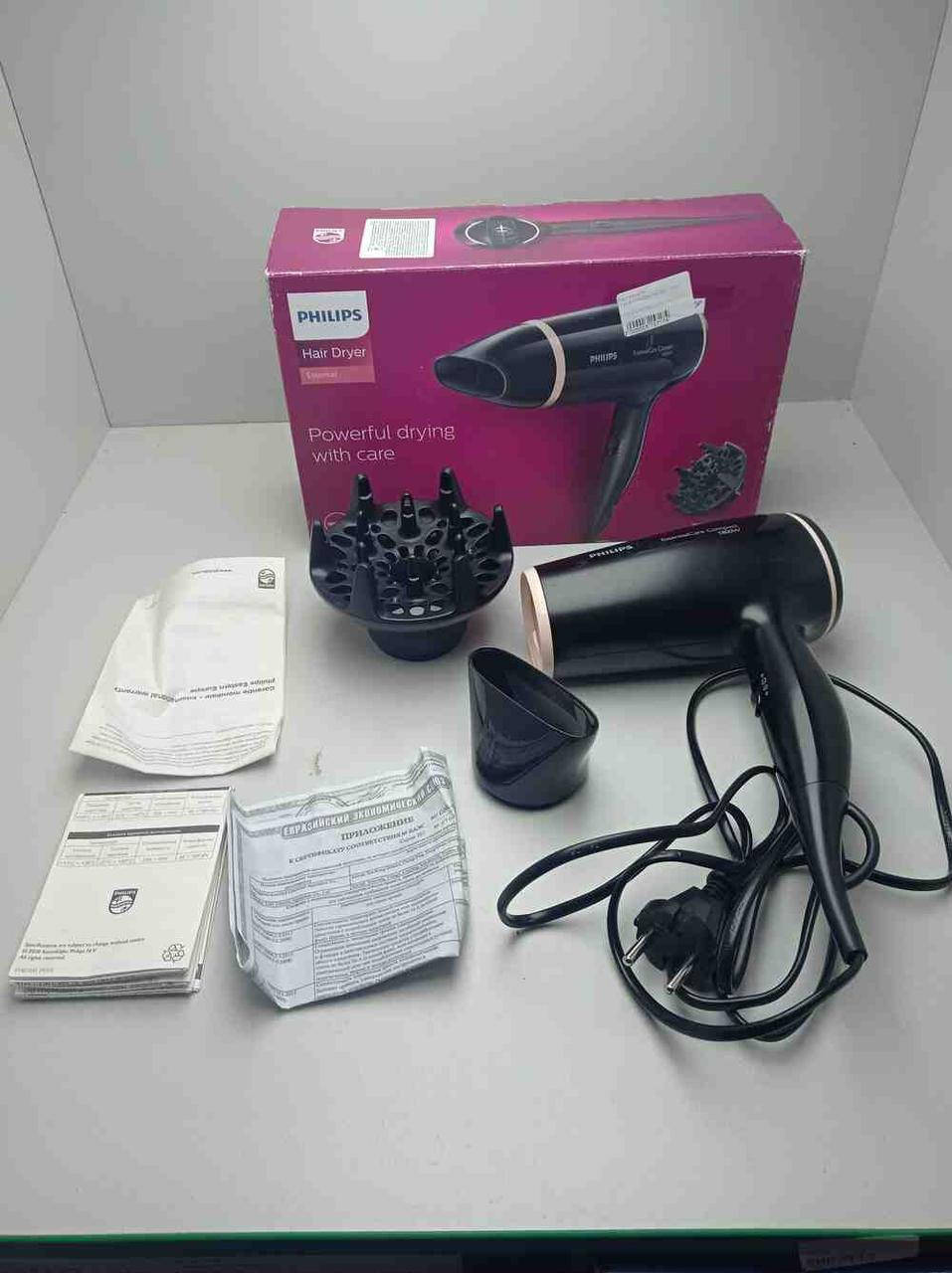 

Фен фен-щётка Б/У Philips BHD004 EssentialCare Compact