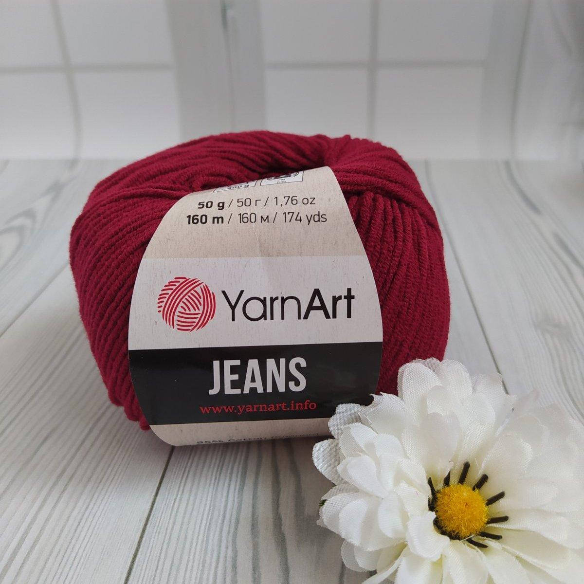 

YarnArt Jeans (№66) бордо