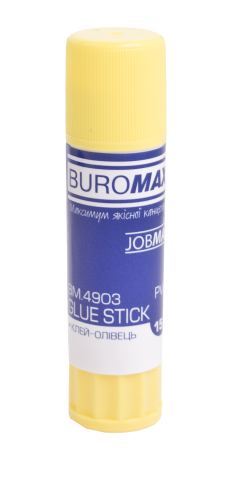 

Клей-олiвець 15г. PVA "JOBMAX" Buromax