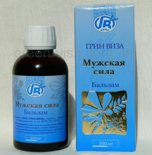 

Мужская сила - Фитобальзам