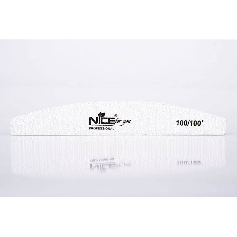 

Двухсторонняя пилка для ногтей Nice for you 100/100