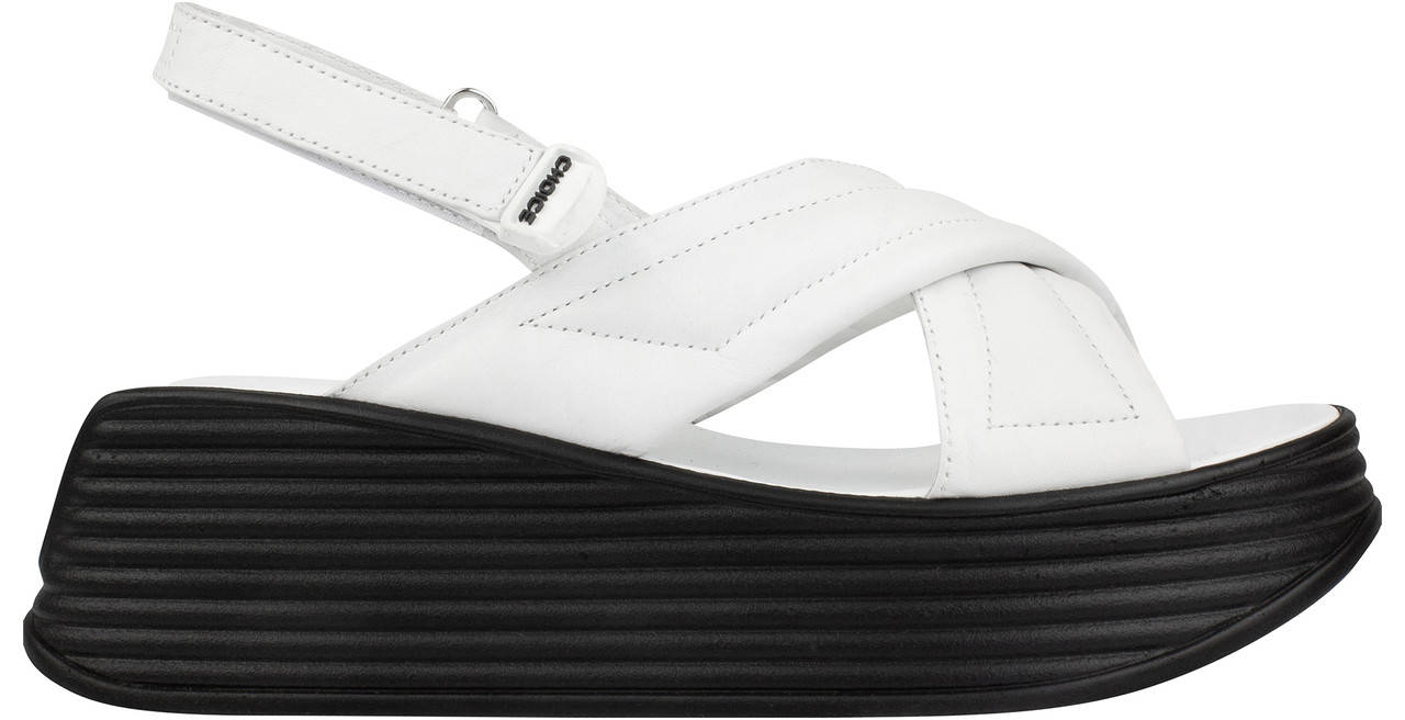 

Босоножки женские белые натуральная кожа Украина Grani - размер 37 (23,8 см)