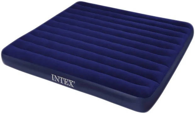 

Матрас надувной двухместный Intex 64755 183х203х25 см, синий