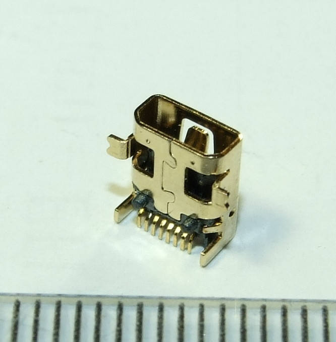 

I017 Mini USB Разъем, гнездо питания 8pin для фотоаппарата, gps, mp3