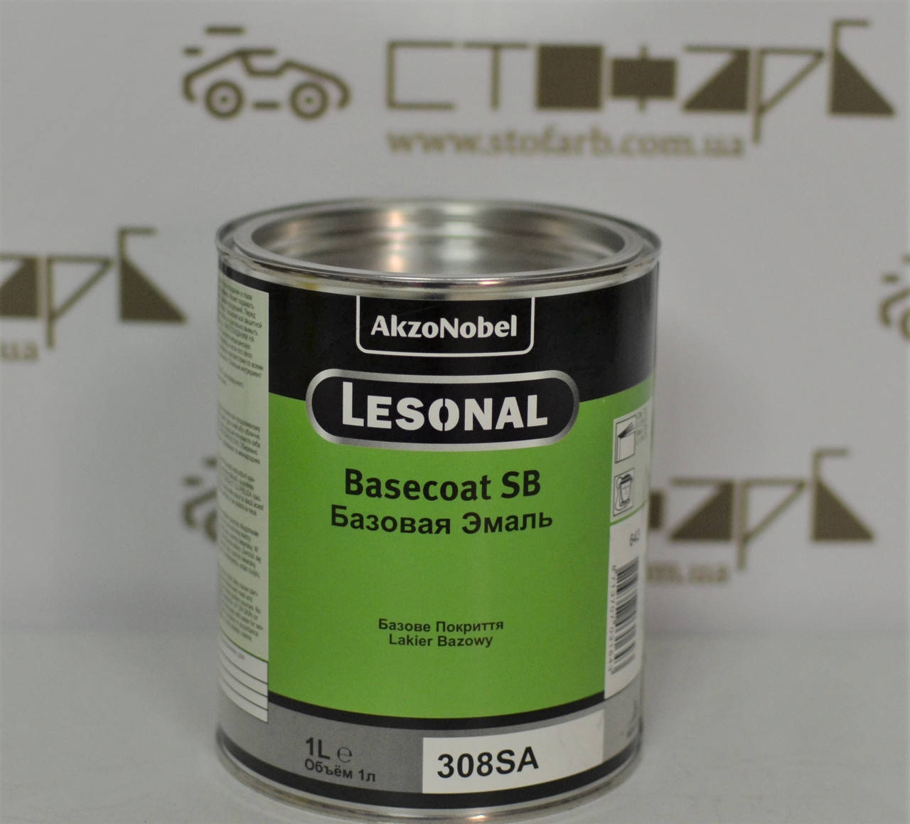 

Базовое покрытие (аргентум) Lesonal Basecoat SB, 1л